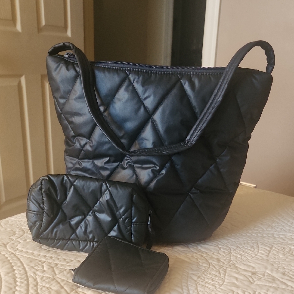 Vera Bradley Purse/wallet/pouch/navy Blue